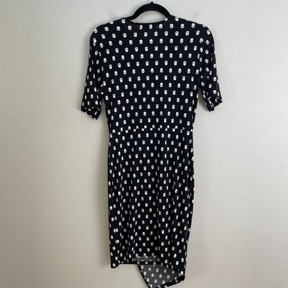 NEW Banana Republic Womens Small V Neck Faux Wrap Stretch Sheath Dress - Picture 8 of 10